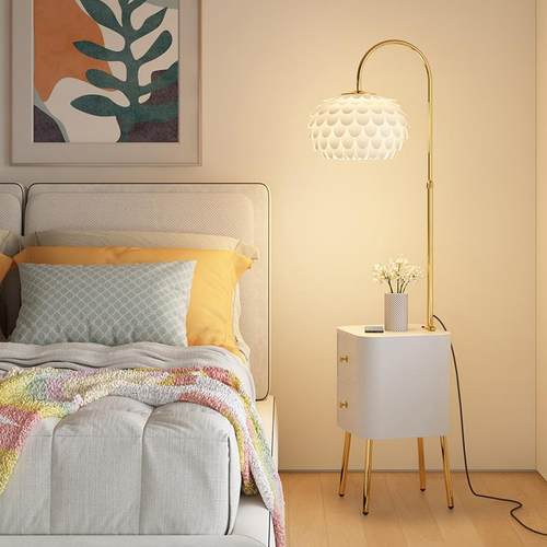 4I奶床头柜带油灯物卧室F77HS7S7儿童简约台现代新款智能替代小型