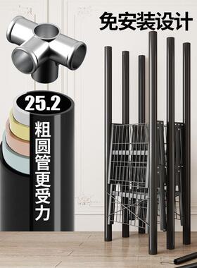 柜免安装衣柜家用卧室钢架收纳柜衣折叠易布简IAR衣出租房橱结实