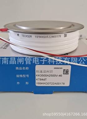 TECHAROS速EM湖北台基可0控硅Y89KKG300A2500V3000中V频炉快晶闸