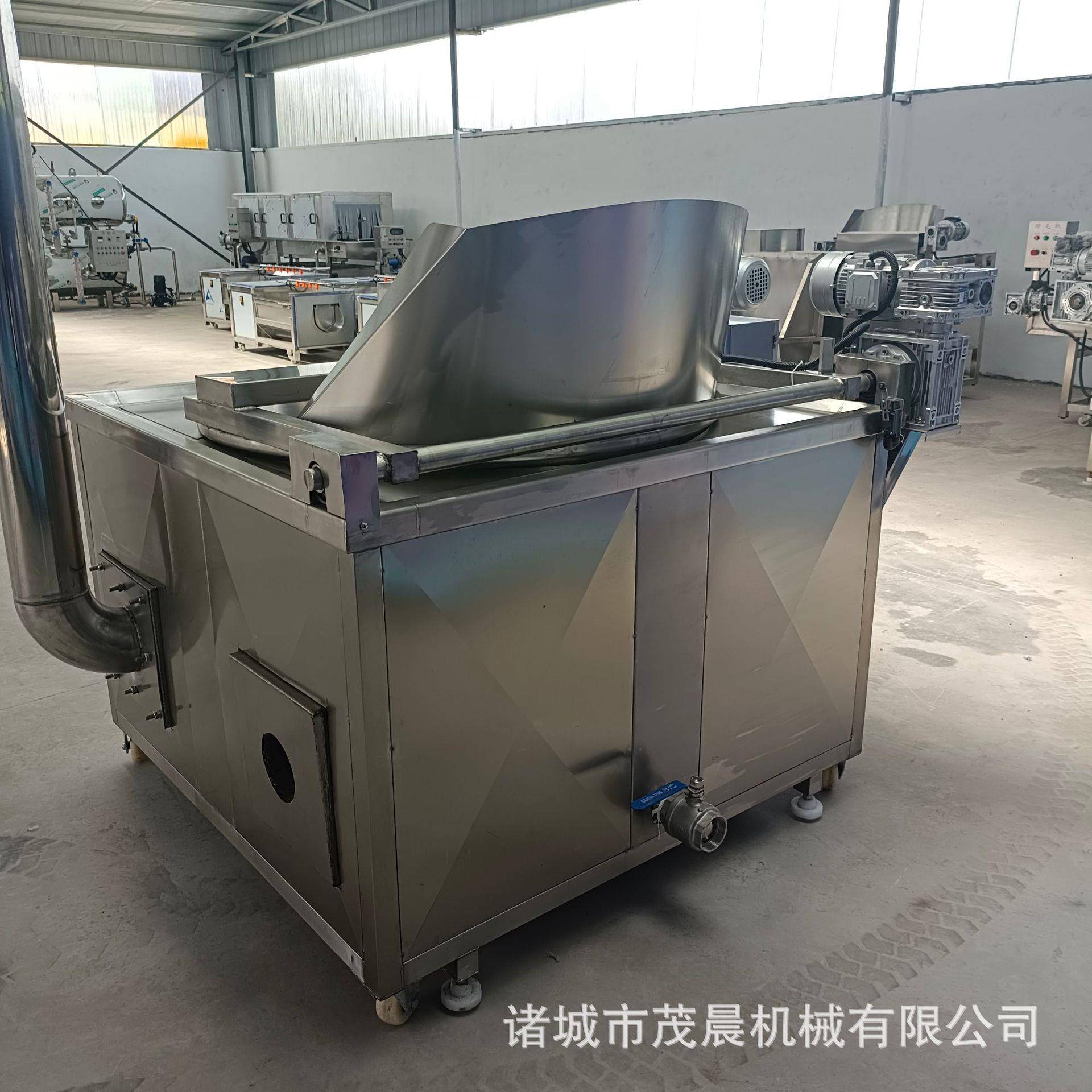 薯条薯塔油机不锈钢自动料14-1油炸炸出机滤渣油水分离油炸设备