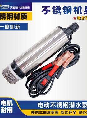 SSZ抽油泵油12V24伏2柴0V抽水动泵电小型油抽子潜2水泵抽油器抽水