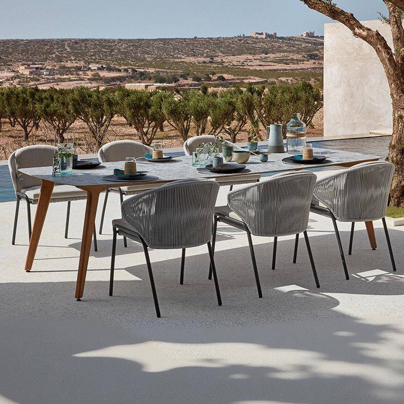 户外庭院沙水发XEM室外露天花园藤椅合别墅阳台闲休防防晒藤组编