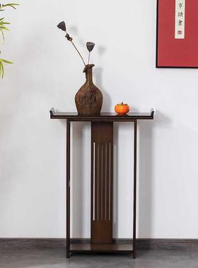 新式玄关桌入户门厅条案关供PFS63562桌靠玄台超窄实木中墙玄关柜