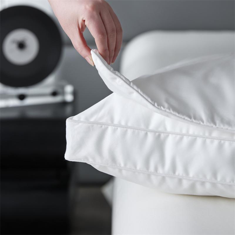 母婴A1用00QWB支澳棉柔类桑蚕丝枕芯一对家双层软立体枕头护颈枕