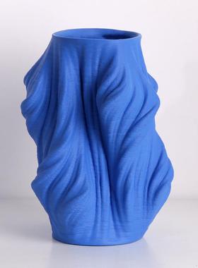 脂极简几异何形树花瓶摆件创意现代客品厅样板房桌面花器OCJ装饰