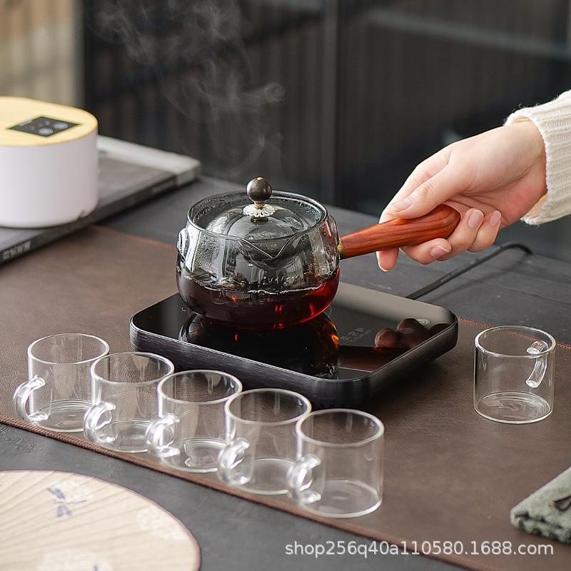 音电陶套炉超薄C08煮茶壶静型迷你煮茶器装玻璃烧水养生壶家用小