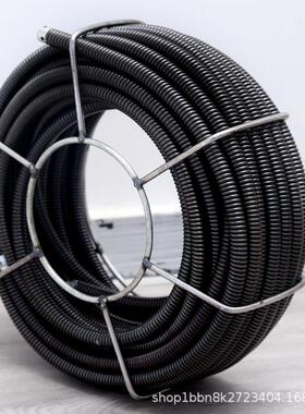 道管疏通弹簧75816MM无缝010080型疏通机通下水道116MM无缝隙20米