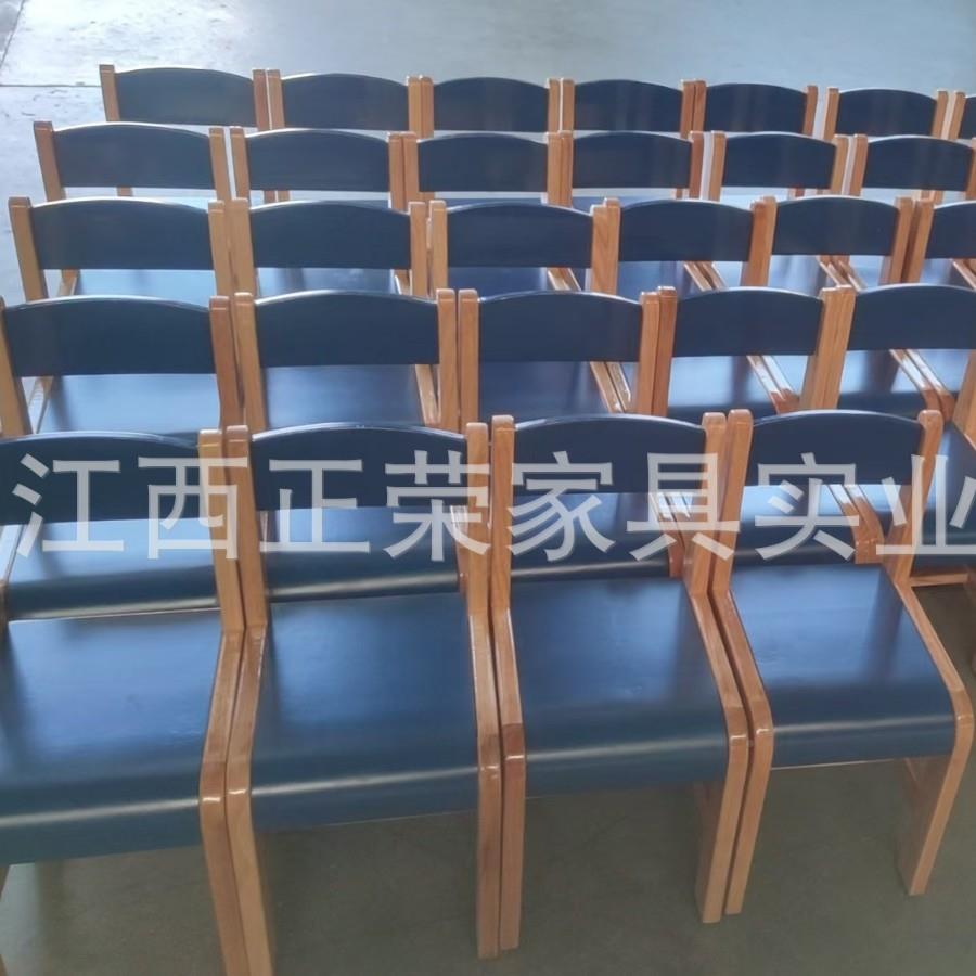 出口实木儿童学靠背子椅子彩色学生小写习字椅幼儿园小凳宝宝9941