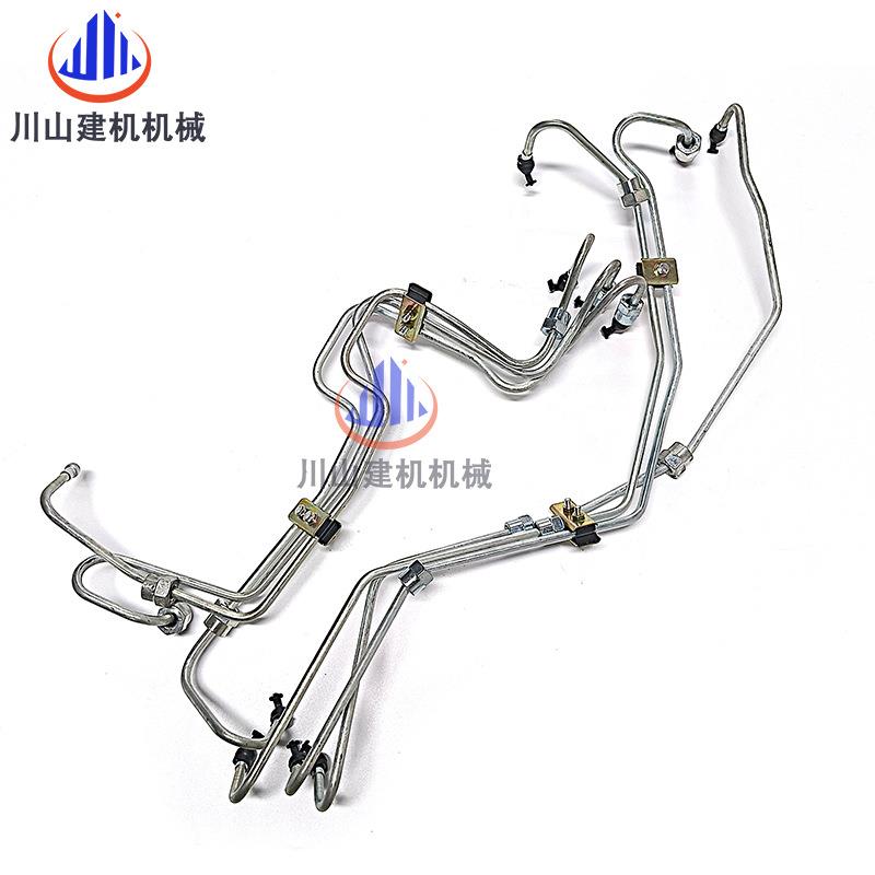 挖掘机件P20C0-7高压XYA油管康明斯6D1喷02发动机柴油泵配油嘴回