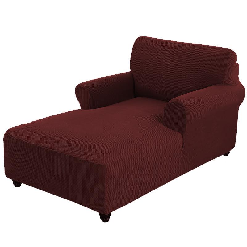 双扶尘手贵妃沙发套YRE菠用萝简约纯色全包弹力四格季防罩