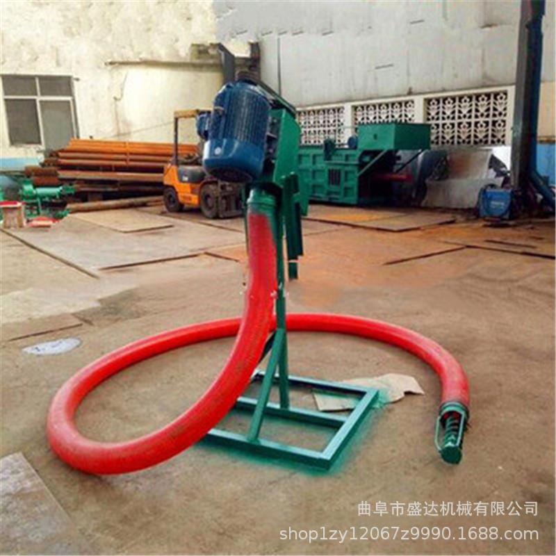 多抽粮机视频小型ZZI绞用龙上料机软管无轴螺旋粮机吸人可操单作