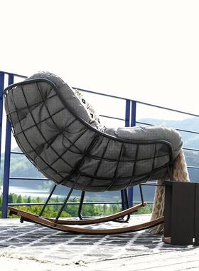 摇椅椅成人可睡觉阳台休43080闲椅闲躺椅沙发懒人摇椅躺家用休摇