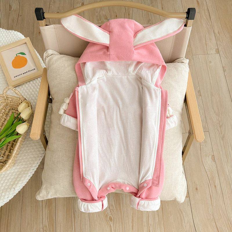 婴儿衣连服冬RIY外套春秋新秋生女体衣周岁深秋保外出抱衣爬暖服