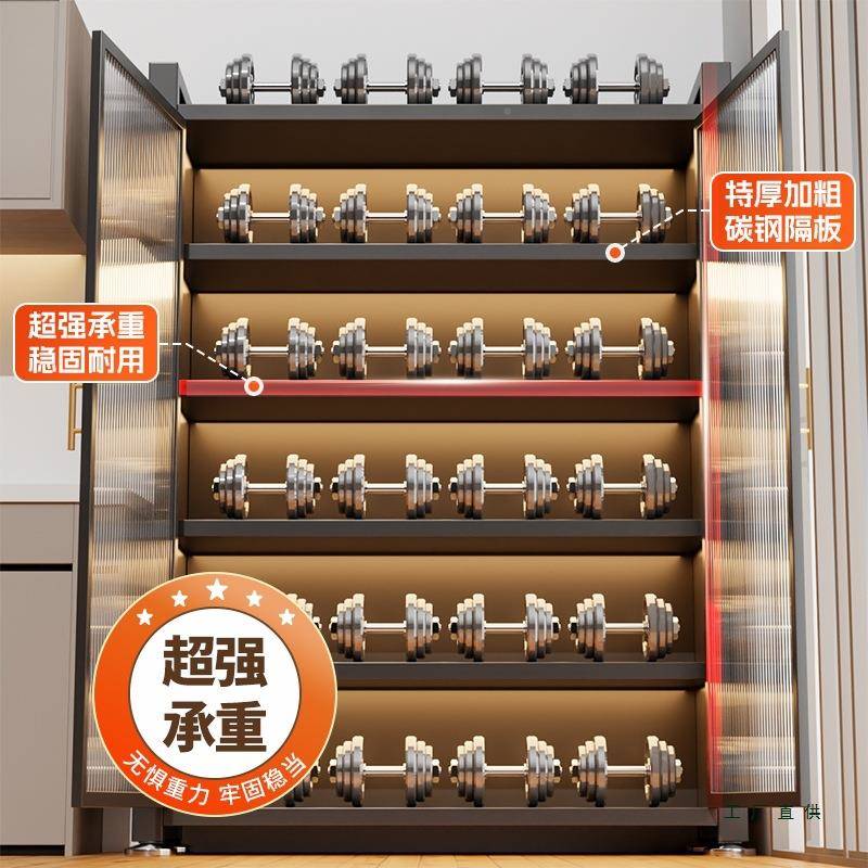 柜家用厨房置物橱架多功能纳柜对开餐边柜柜防尘落F986HT9S地陈列