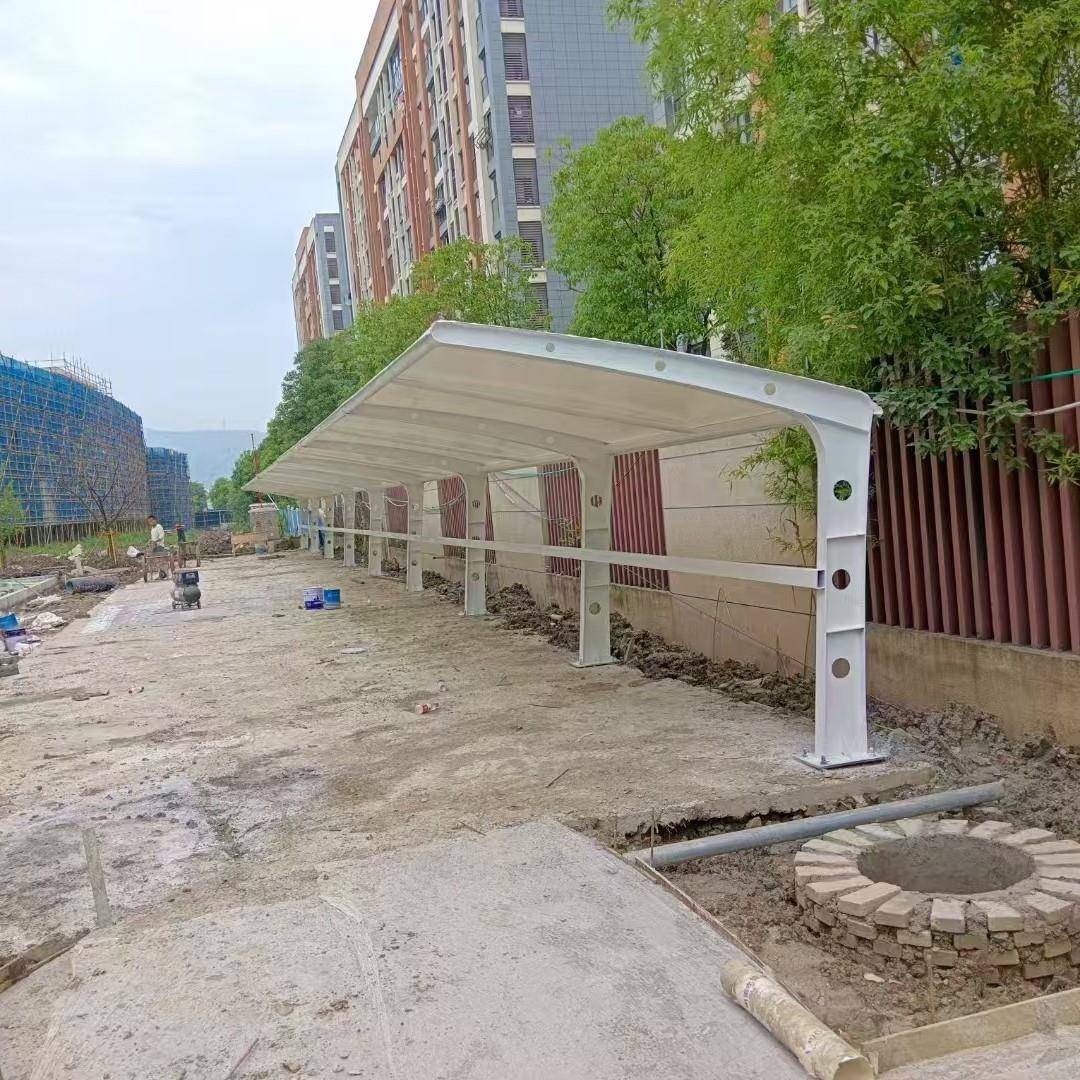 LDG膜结构汽桩车停车自棚户景观棚遮阳外雨棚充电棚小区行车棚厂