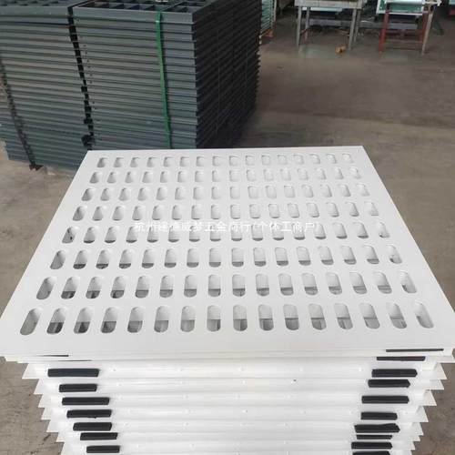 全防静电风地C板加强型通风口高架地钢板架空孔通制PVOWF抗静电地