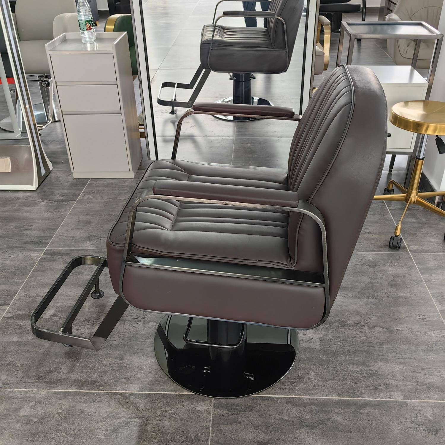 理发店椅倒子廊专用轻子奢美发椅发可放升降座椅剪发凳时尚9687烫