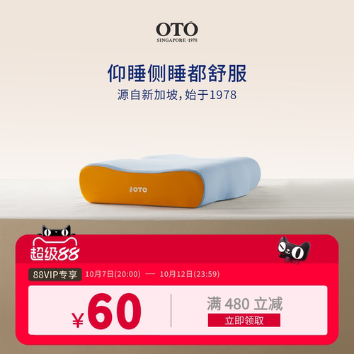 人体工学护颈枕 航天级记忆棉