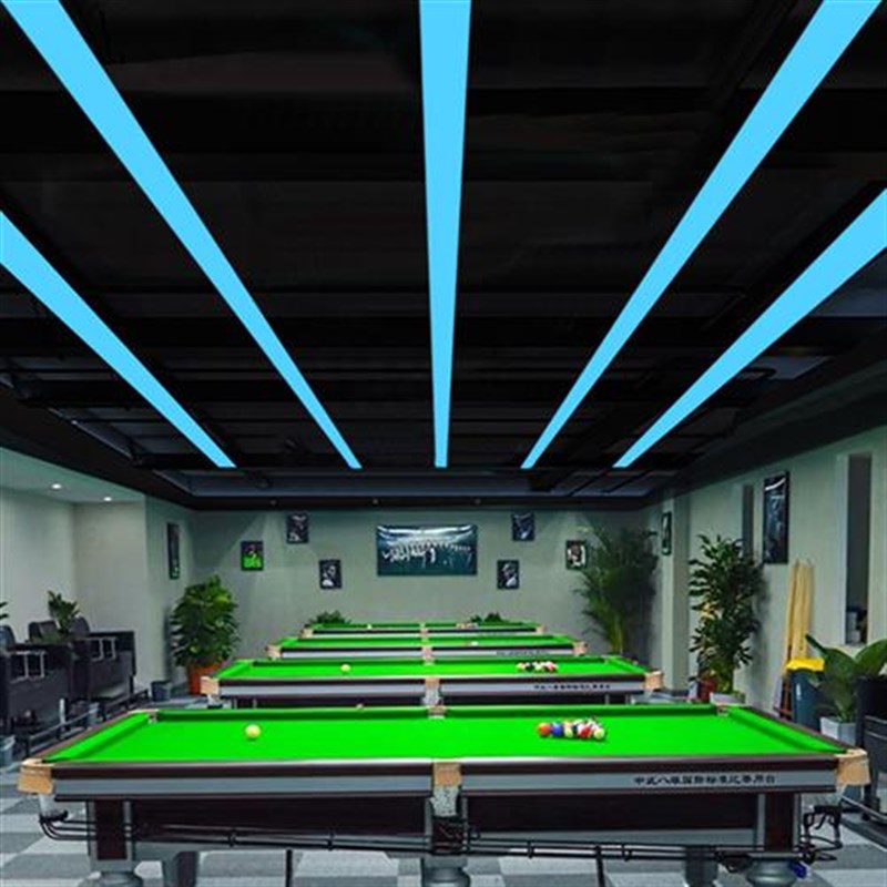 定制彩色线条灯明装嵌入式线性灯酒吧健身房门头装饰氛围灯铝槽灯