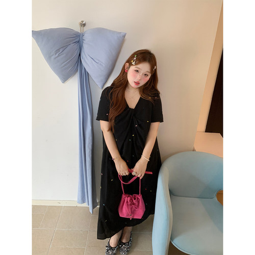 徐达布尺码宽松洋装女装