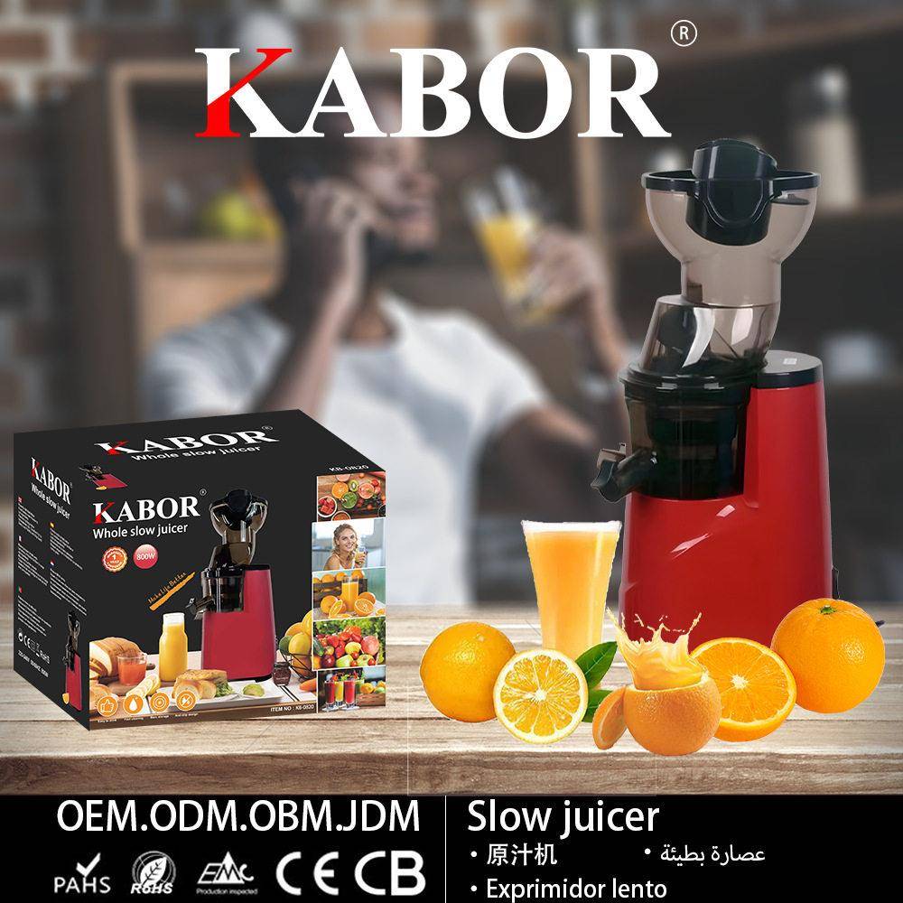 工厂跨境直销大口径原汁机Slowjuicer果汁分离机慢速榨汁机