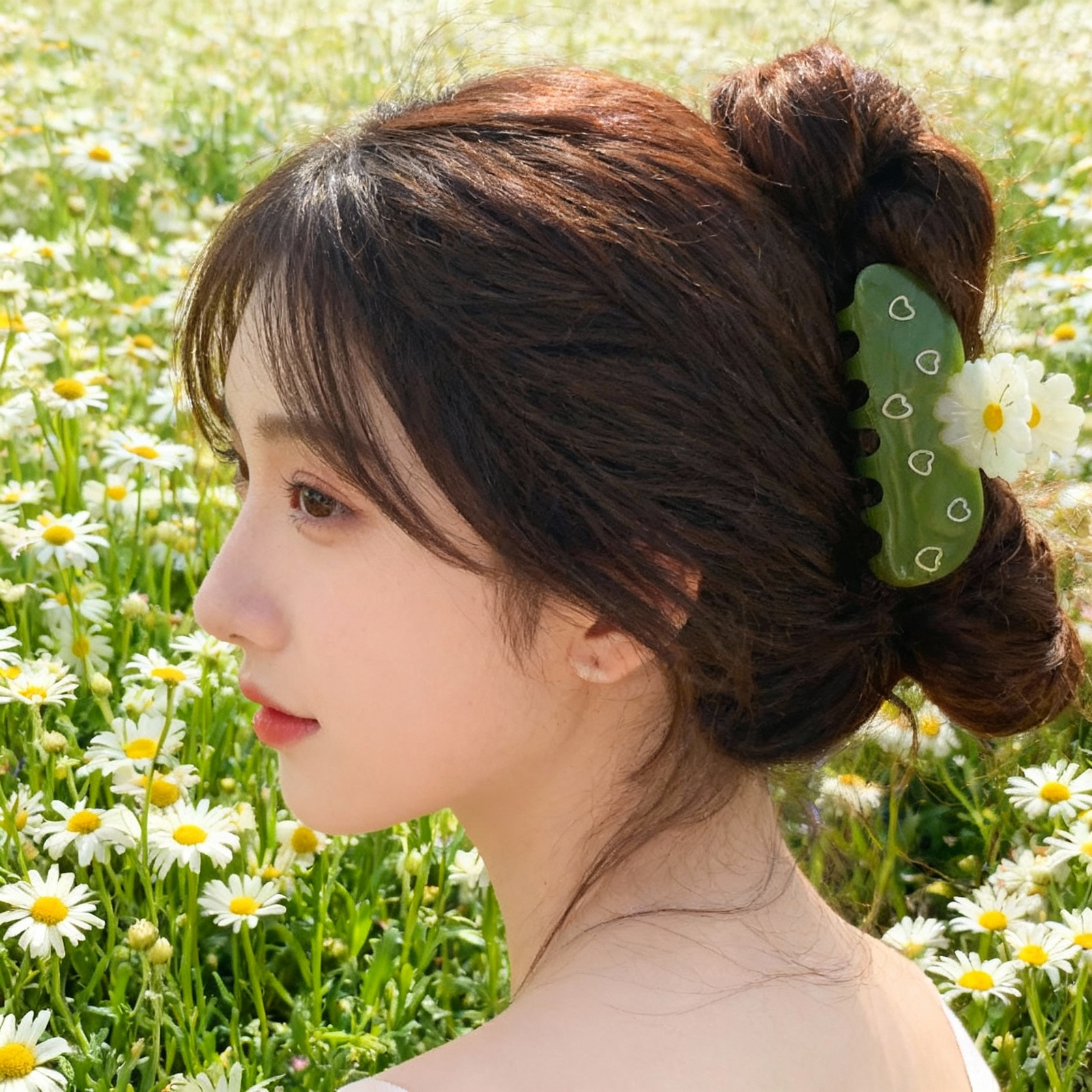 URRYKID原创设计菊花醋酸抓夹