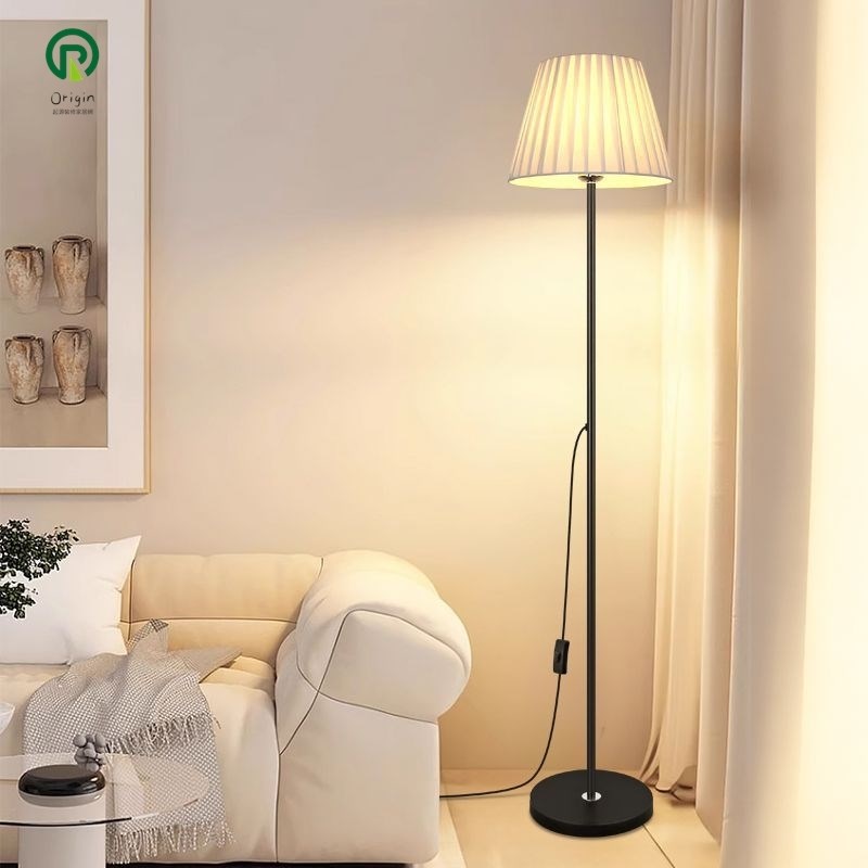 落地灯可调节亮度氛围灯卧室可伸缩节能照明网红床头LED立式台灯