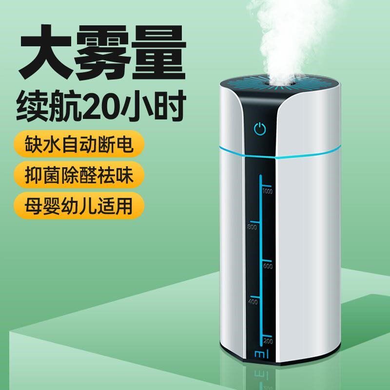 加湿器小型办公室桌面2024年新款静音卧室宿舍学生家用迷你便携式