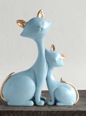 北欧小清新招财猫装饰摆件创意家用客厅卧室桌面摆饰结婚生日礼物