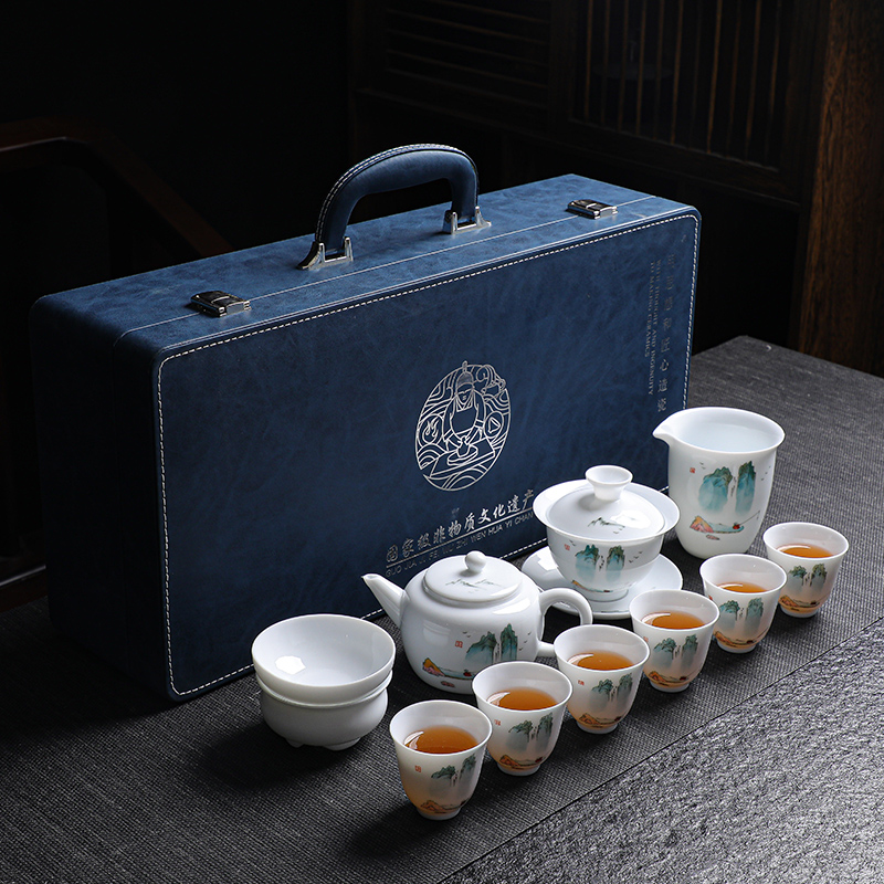 高档礼品礼物定制送领导长辈客户实用商务活动节日纪念品陶瓷茶具