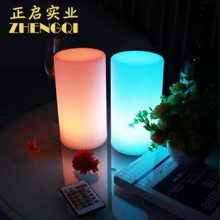 酒吧桌灯清吧氛围灯创意餐桌灯简极复古ledQ户外桌面灯酒吧台灯