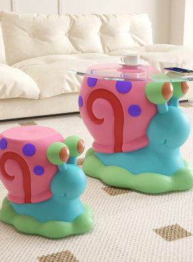 小蜗客厅茶几沙发旁边几换鞋凳搬家送礼物乔迁新居落地装饰品摆件