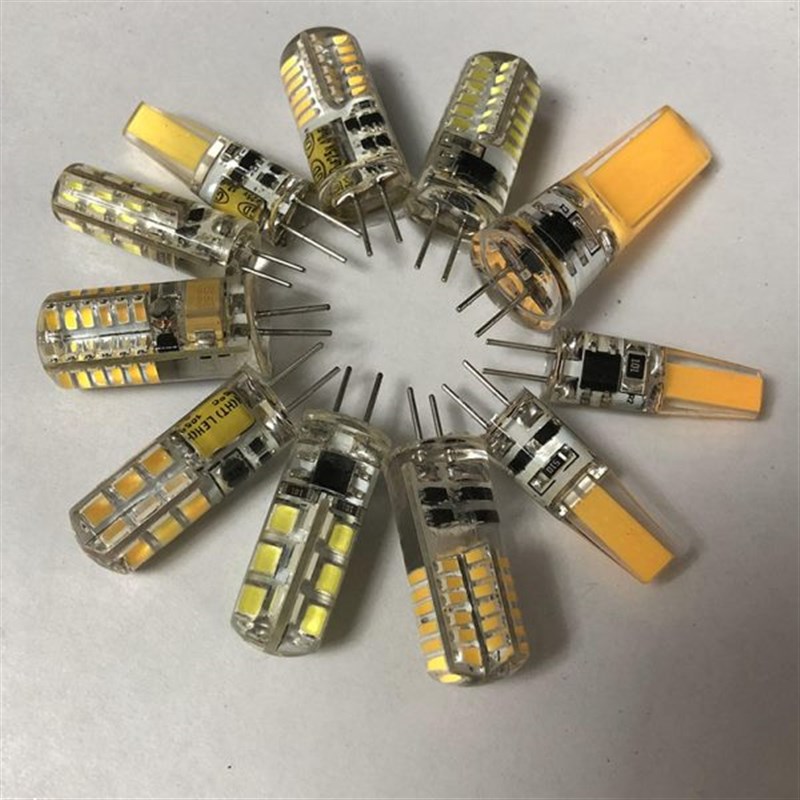 十支装g4led灯珠220v插脚12v小灯泡高亮水晶玉米G9两针超亮节能灯