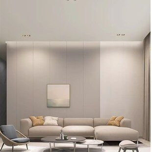 超薄lebd明装射灯防眩筒灯双头极简无主灯家用背景墙天花灯格栅灯