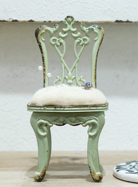 美式复古高档椅子造型家居饰品珠宝首饰架相框收纳架创意装饰摆件