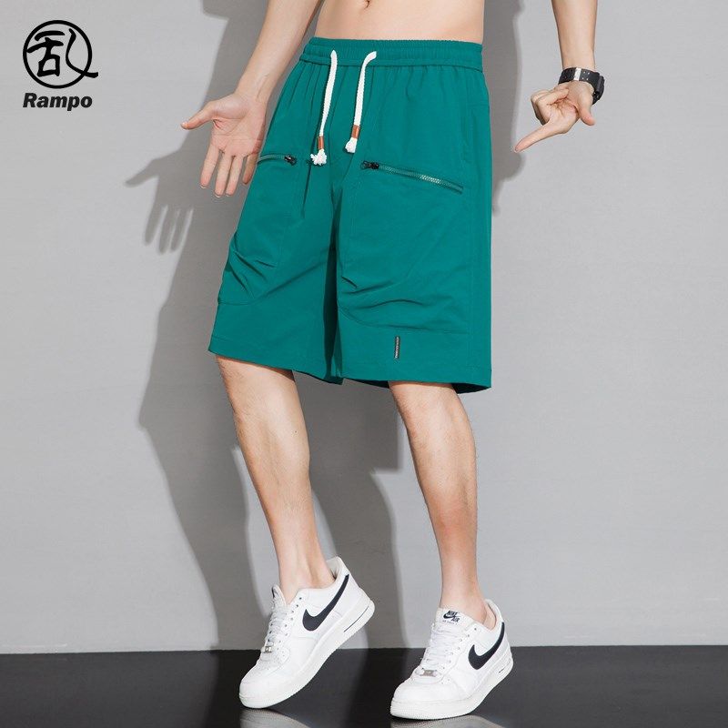 冰丝工装短裤男士夏季薄款潮流宽松休闲速干运动五分中裤子男款潮,男装,短裤,淘宝优惠券,粉丝福利购,淘宝优惠卷