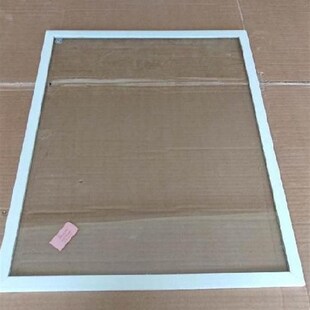 点菜柜玻璃门边框饮料柜i立门玻B璃盖配件双层弧形冷冻冰柜推拉门