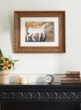 美式复古中古风储物盒收纳盒摆件玄关壁炉柜桌面软装搭配设计摆台