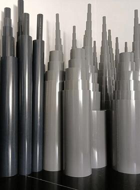 uv灰c管 色uPVC给水管市政绿化预埋供水管国标uPpVC管材管件