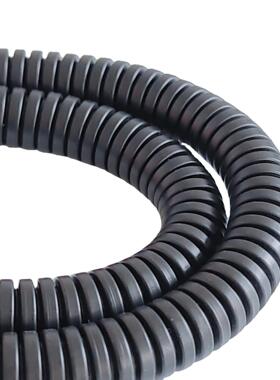 塑料波纹管PA尼龙波纹管PP阻穿线软管电可线电缆保护燃套线管开口