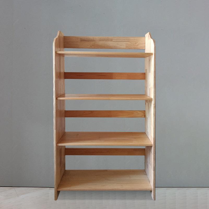 实木儿童创意书架原木落地简约置物架家用卧室客厅学生收纳书柜