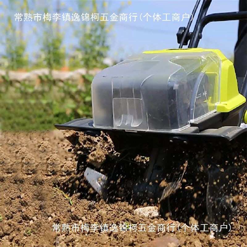 锂电无刷进口松土机多功能小型家用开荒农用打锄草除草开沟电锄头