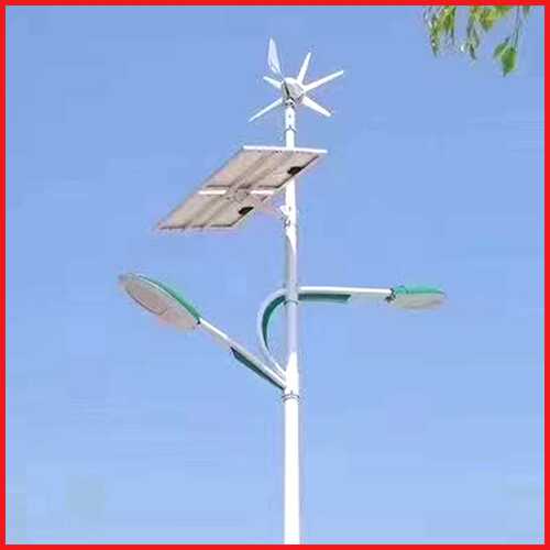 户外7米8米风光互补一体化风力太阳能路灯6米新农村led道路灯灯杆
