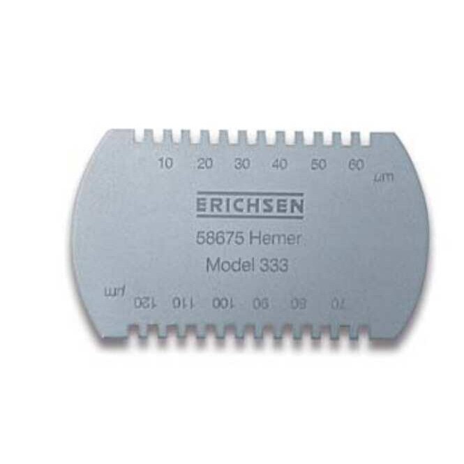 德国仪力信Erichsen 333湿膜测厚仪涂覆层漆膜厚度测量梳规