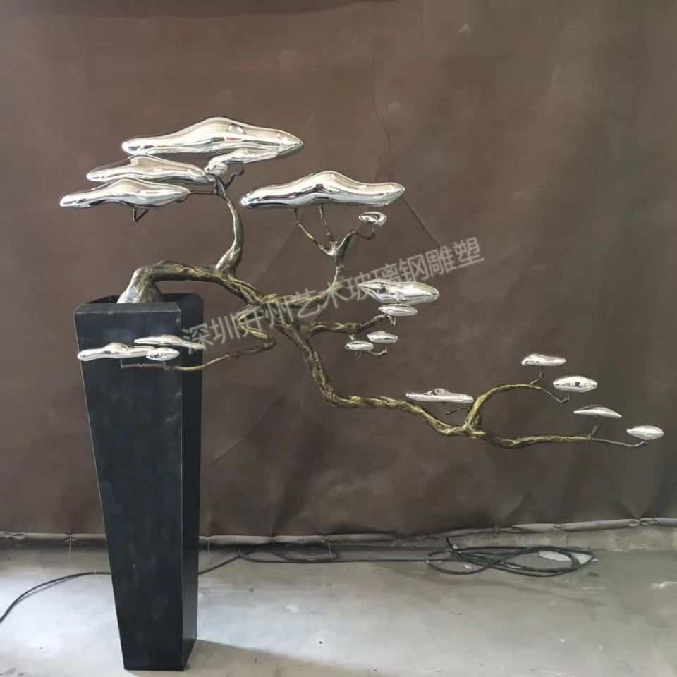 深圳厂家直销景观玻璃钢枯藤花艺仿真树枝藤条玄关装饰摆件工艺品