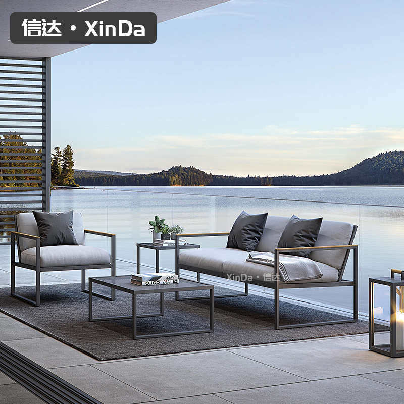 户外沙发庭院民宿室n外家具单人沙发椅酒店露天花园铝合金藤椅沙,住宅家具,户外沙发,淘宝优惠券,粉丝福利购,淘宝优惠卷