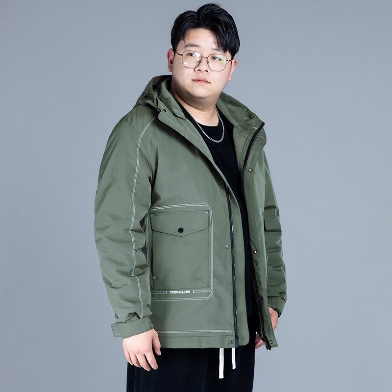 大码棉服外套男冬季新款宽松保暖加肥加大胖子男装休闲男士棉衣潮,男装,棉衣,淘宝优惠券,粉丝福利购,淘宝优惠卷