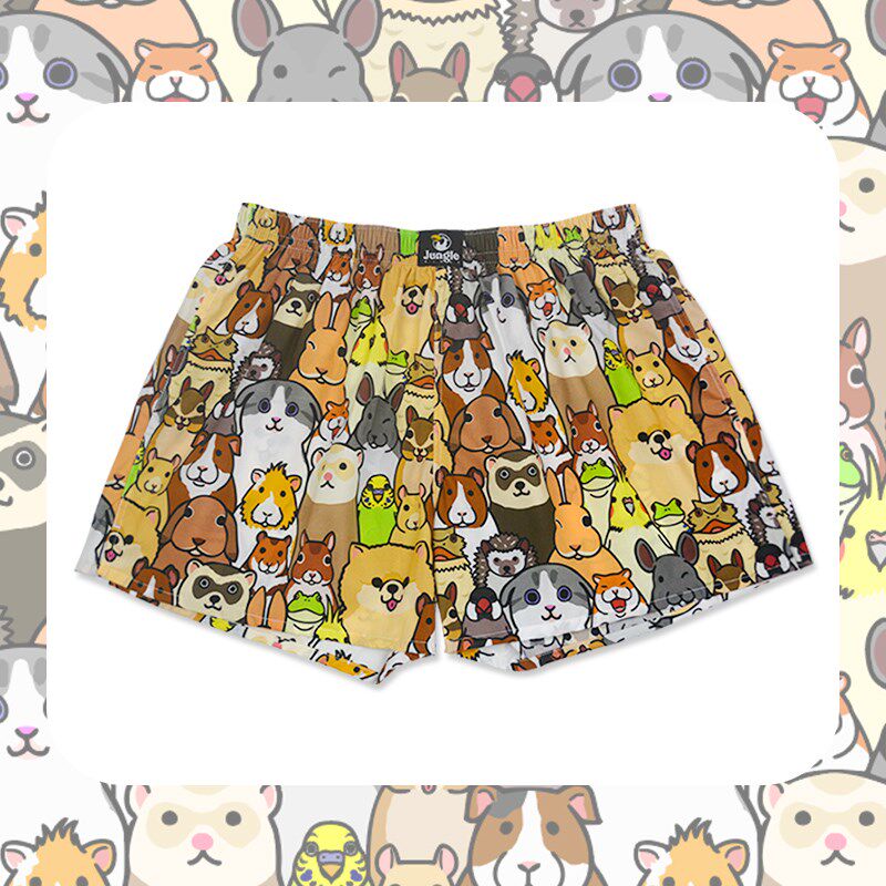 阿罗裤男纯棉四角内裤男生宽松大码裤衩平士透气居家短睡裤薄夏季