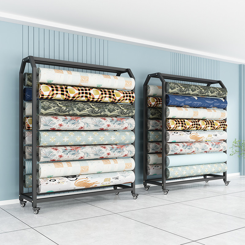 香云纱布料展示架可推动纺织面料架地毯桌布皮革卷材X服装布料货,商业/办公家具,置物架/陈列架/储物架/展示架,淘宝优惠券,粉丝福利购,淘宝优惠卷