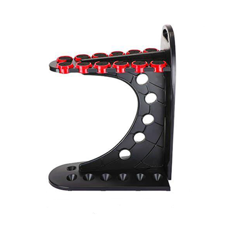 路亚鱼竿展示架家用货架多功能便携手杆海钓杆路亚竿台球杆收纳架